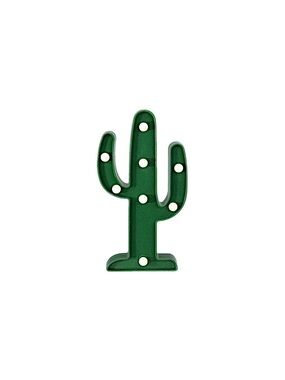 Northlight LED Lighted Battery Operated Cactus Marquee Sign